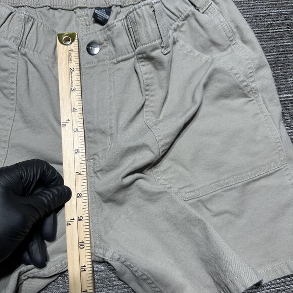 Carhartt Shorts Women's Size 14 REG Khaki Relaxed Fit Work BS5730-W - Picture 4 of 13